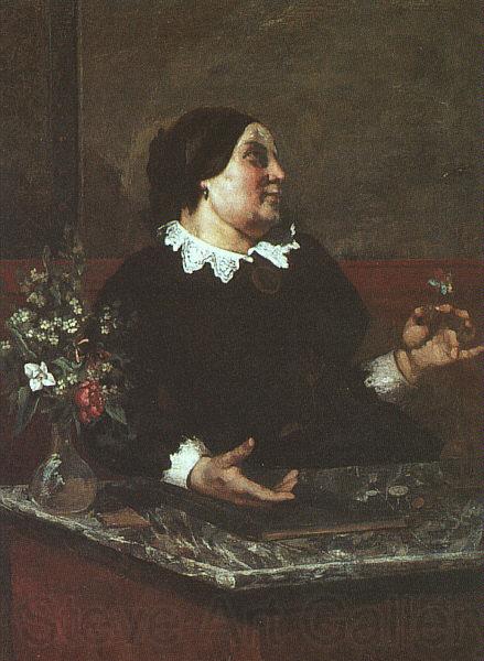 Gustave Courbet La Mere Gregoire Norge oil painting art